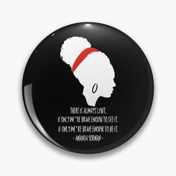 Item preview, Amanda Gorman Inauguration Poem Quote. There is Always Light designed and sold by ReichBourne.