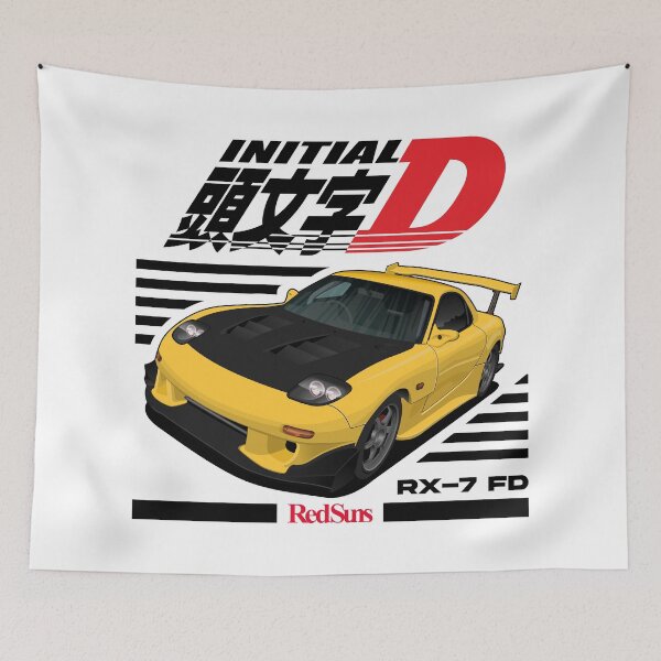 Item preview, Initial D RX7 designed and sold by squeal tires.