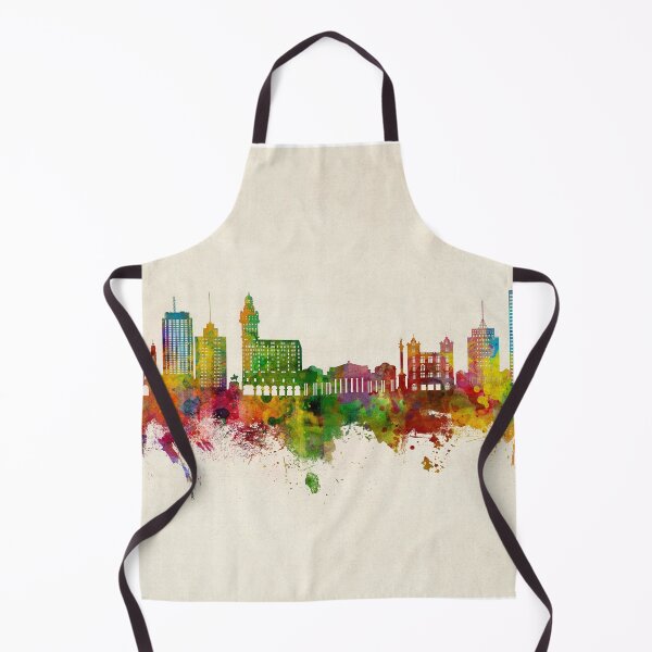 Item preview, Montevideo Skyline Uruguay designed and sold by ArtPrints.