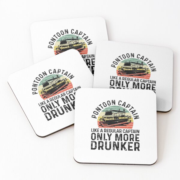 Item preview, Pontoon Captain Drunker - Funny Best Gift Idea Boat Fathers Day Birthday designed and sold by NDTStore.