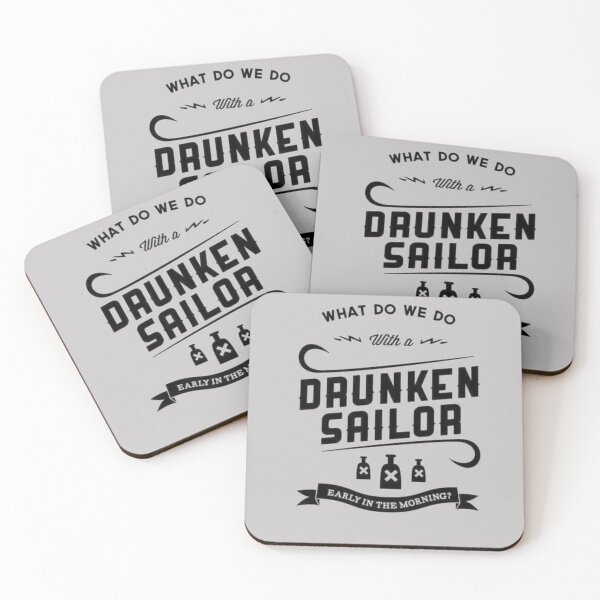 Item preview, what do we do with a drunken sailor    designed and sold by TheRockinHippie.