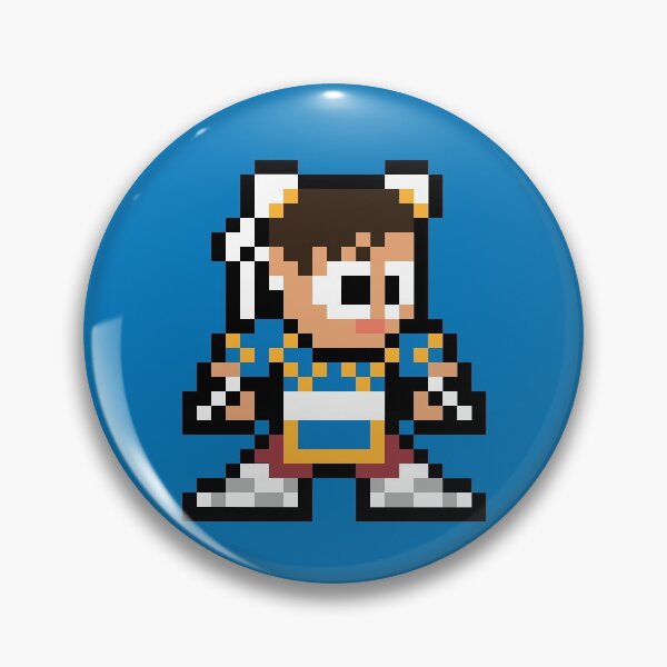 Item preview, Chun-Li (Street Fighter) 8-bit Retro Pixel Art designed and sold by The Armorsmith.