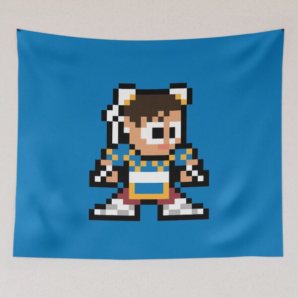Item preview, Chun-Li (Street Fighter) 8-bit Retro Pixel Art designed and sold by The Armorsmith.