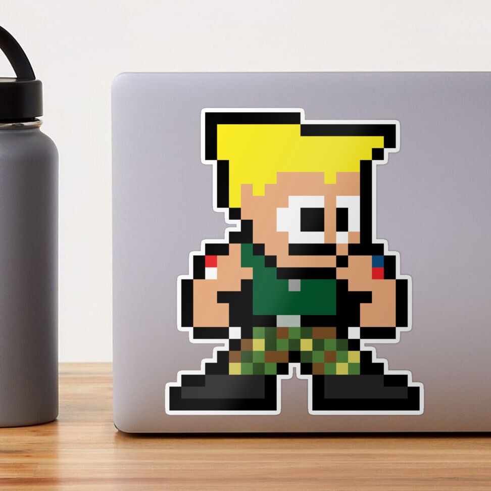 Guile Street Fighter Retro Japanese - NeatoShop