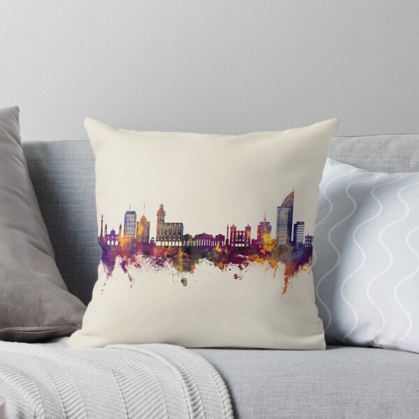 Item preview, Montevideo Skyline Uruguay designed and sold by ArtPrints.