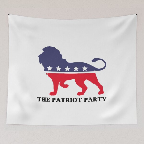 Item preview, Copy of The Patriot Party Lion ,Decal, HTV,NEW Patriot Lion , Vinyl, Red White Blue, Make America Great Again designed and sold by Golfpanu2020.