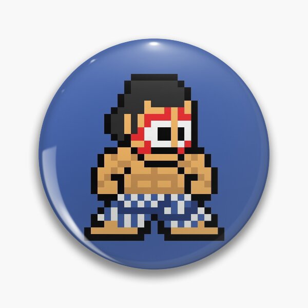 Item preview, E. Honda (Street Fighter) 8-bit Retro Pixel Art designed and sold by The Armorsmith.