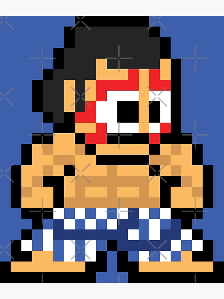 Zangief SF2 Street Fighter 2 SF6 6 VI 8-bit Retro Pixel Art