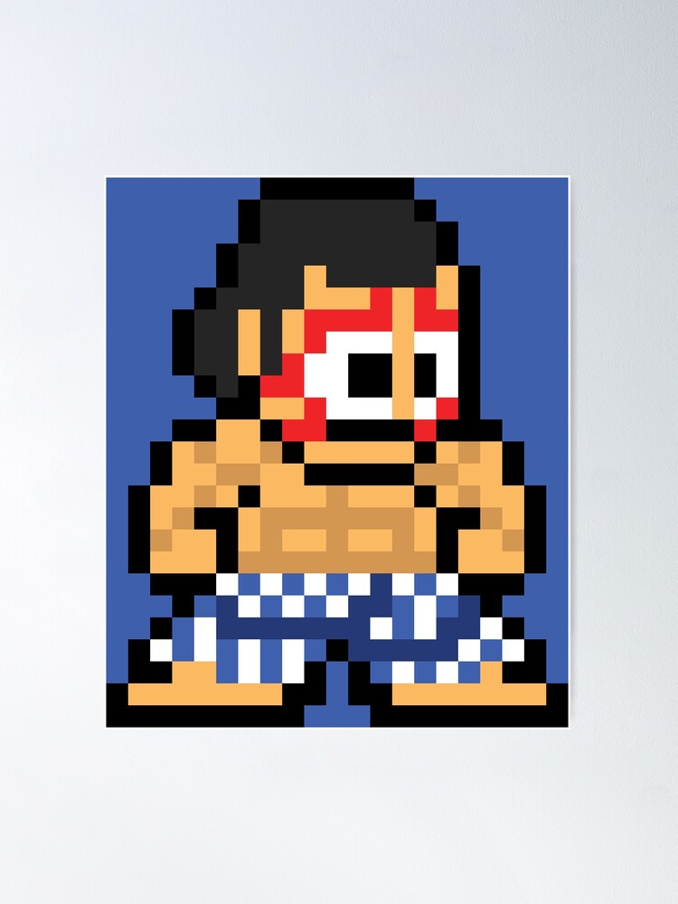 Zangief SF2 Street Fighter 2 SF6 6 VI 8-bit Retro Pixel Art