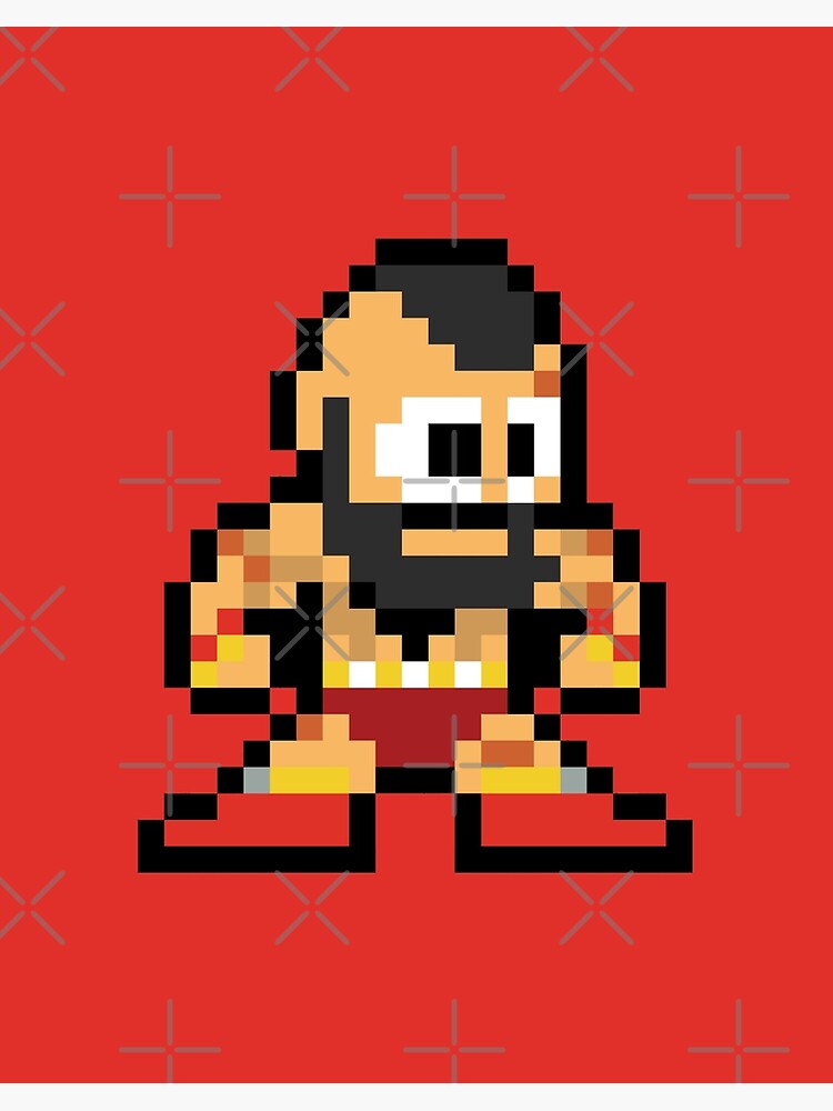 Street Fighter® 3D Mini Pixel Fighter – Zangief