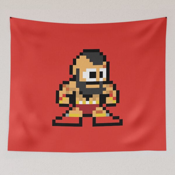 Item preview, Zangief (Street Fighter) 8-bit Retro Pixel Art designed and sold by The Armorsmith.