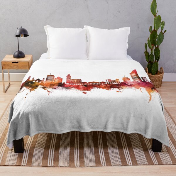 Item preview, Montevideo Skyline Uruguay designed and sold by ArtPrints.