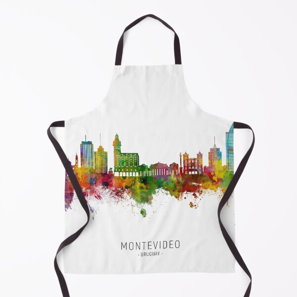 Item preview, Montevideo Skyline Uruguay designed and sold by ArtPrints.