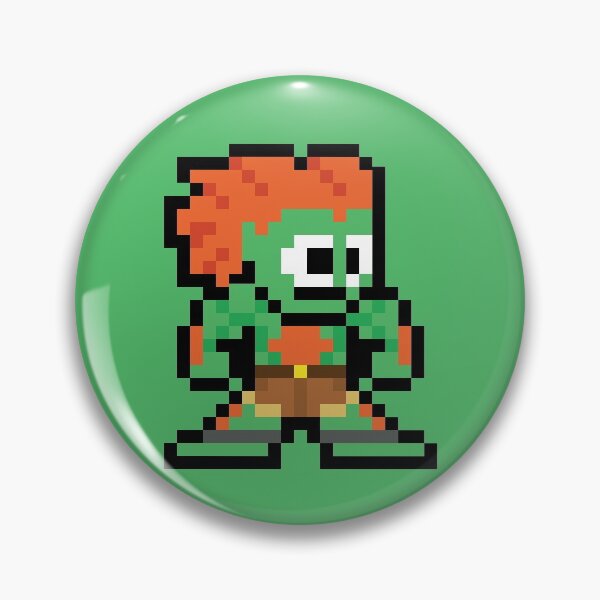 Item preview, Blanka (Street Fighter) 8-bit Retro Pixel Art designed and sold by The Armorsmith.