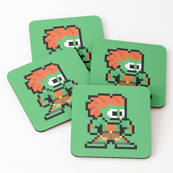 Item preview, Blanka (Street Fighter) 8-bit Retro Pixel Art designed and sold by The Armorsmith.
