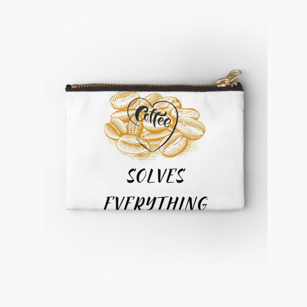 Item preview, Coffee Solves Everything Funny Quote To Start A Great Day For Coffe Lovers  designed and sold by arteesy.