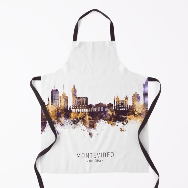 Item preview, Montevideo Skyline Uruguay designed and sold by ArtPrints.