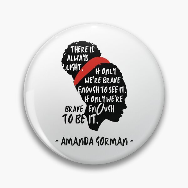 Item preview, Amanda Gorman Inauguration Poem Quote. There is Always Light designed and sold by ReichBourne.