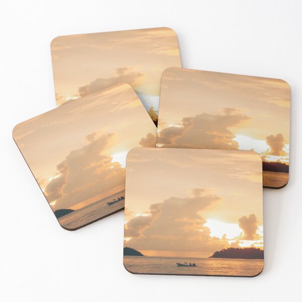 Item preview, Clouded sunset, warm sunset designed and sold by Melissa Peltenburg.