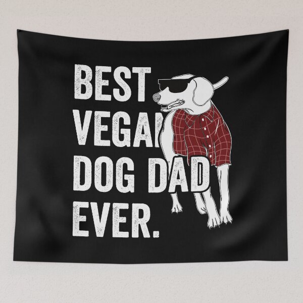 Artikelvorschau, best vegan dog dad ever entworfen und verkauft von noahs-shop.