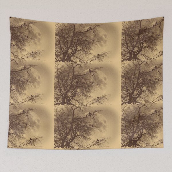 Item preview, Crows against Full Moon designed and sold by Taina Sohlman.