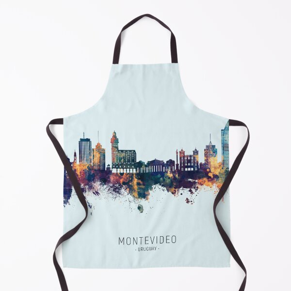 Item preview, Montevideo Skyline Uruguay designed and sold by ArtPrints.