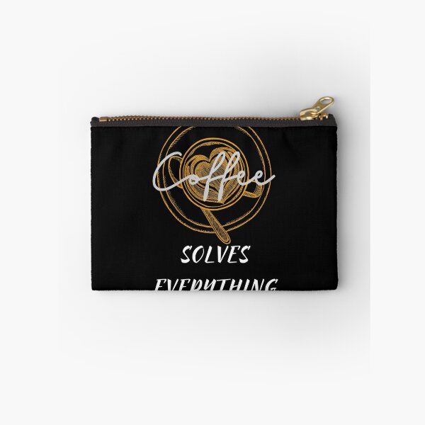 Item preview, Coffee Solves Everything Funny Saying, Gift For Coffee Lover  designed and sold by arteesy.