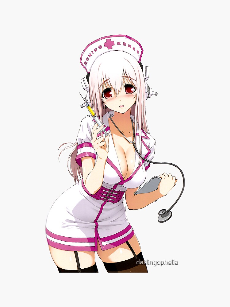 Sexy Cute Anime Nurse Sticker For Sale By Darlingophelia Redbubble 2826