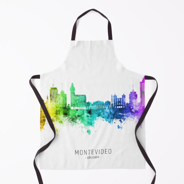 Item preview, Montevideo Skyline Uruguay designed and sold by ArtPrints.