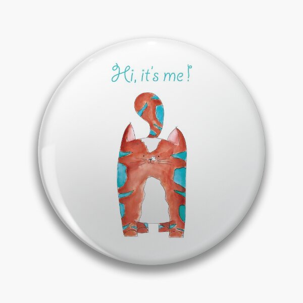 Item preview, Hi, it's me ! Kat - Cat - Kitten - Illustratie - Illustration designed and sold by SterreStudio.