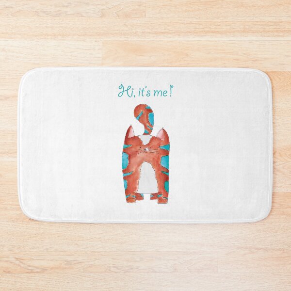 Item preview, Hi, it's me ! Kat - Cat - Kitten - Illustratie - Illustration designed and sold by SterreStudio.
