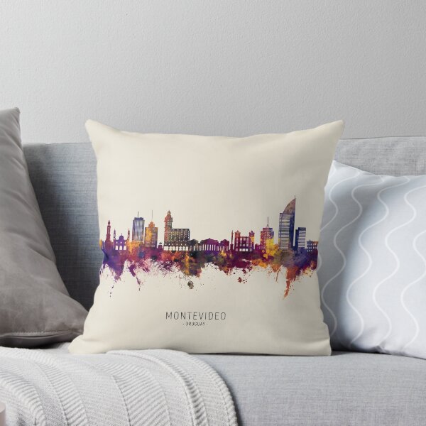 Item preview, Montevideo Skyline Uruguay designed and sold by ArtPrints.