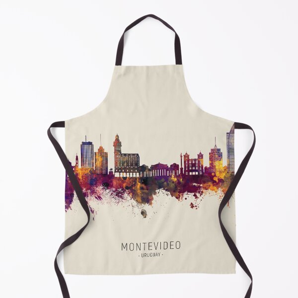Item preview, Montevideo Skyline Uruguay designed and sold by ArtPrints.