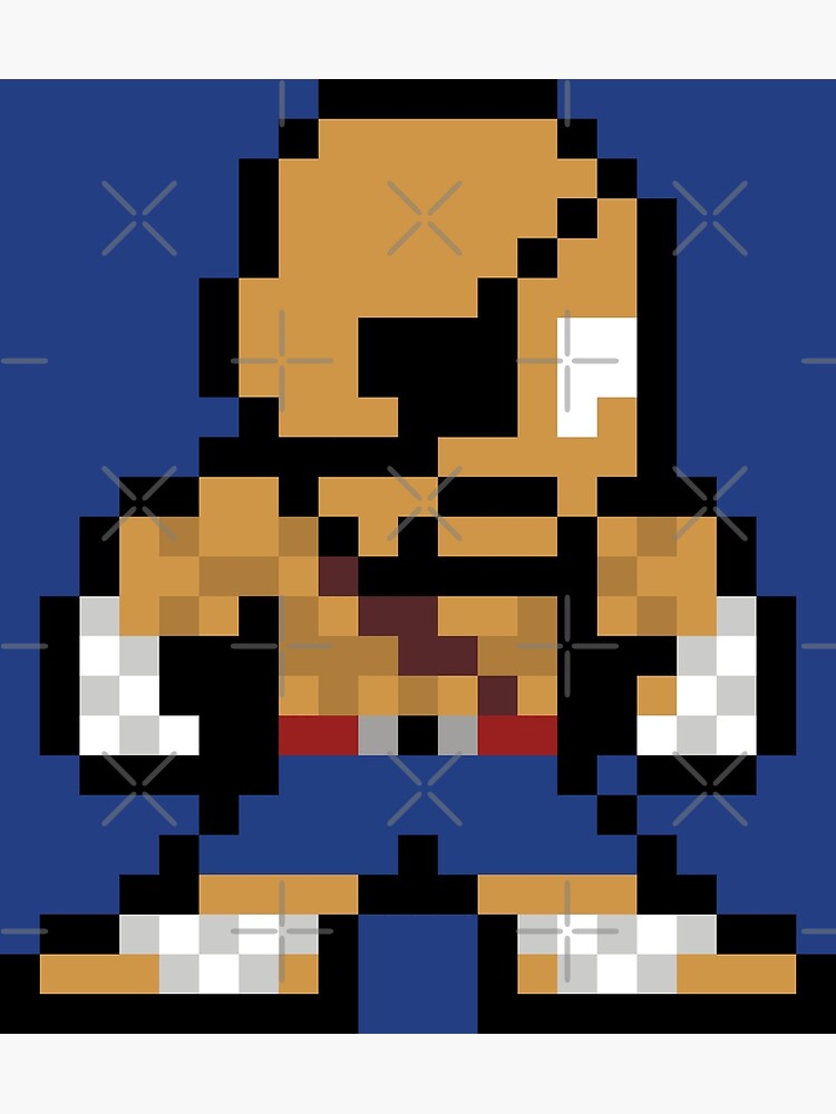 Zangief SF2 Street Fighter 2 SF6 6 VI 8-bit Retro Pixel Art