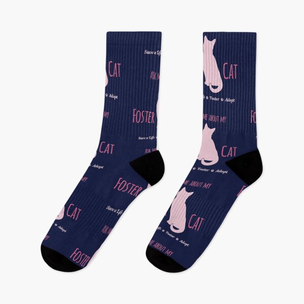 Item preview, Ask Me About My Foster Cat Navy/Blush Palette designed and sold by MSwiftDesigns.