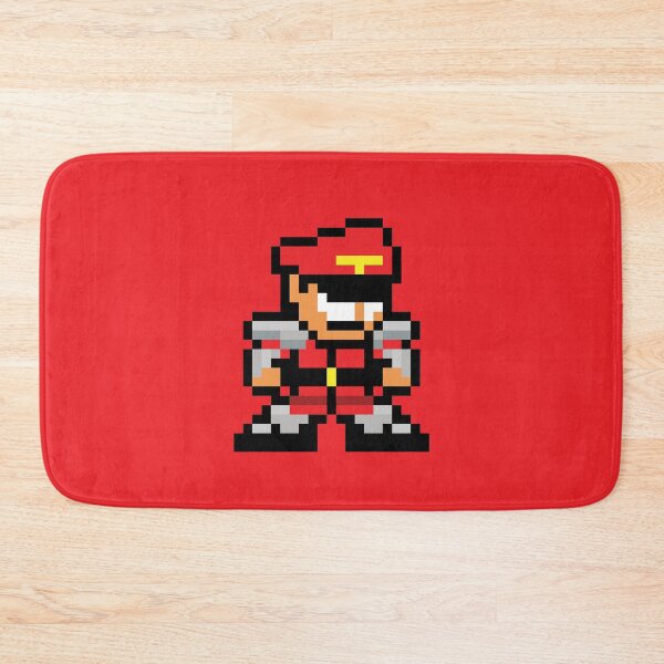 Item preview, M. Bison / Dictator (Street Fighter) 8-bit Retro Pixel Art designed and sold by The Armorsmith.
