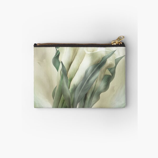 Item preview, White Callas In Calla Vase designed and sold by Carol  Cavalaris.