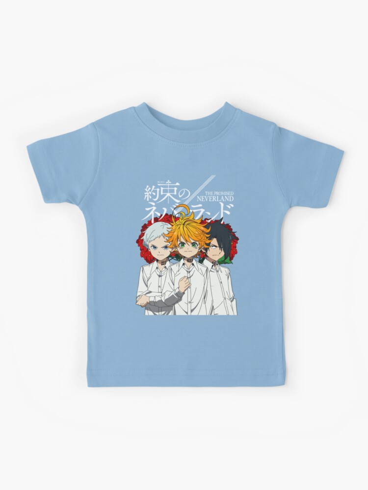 Camiseta Feminina T-shirt Baby Look Anime Yakusoku no Neverland Anime  Yakusoku no Neverland Personagens The Promised Neverland