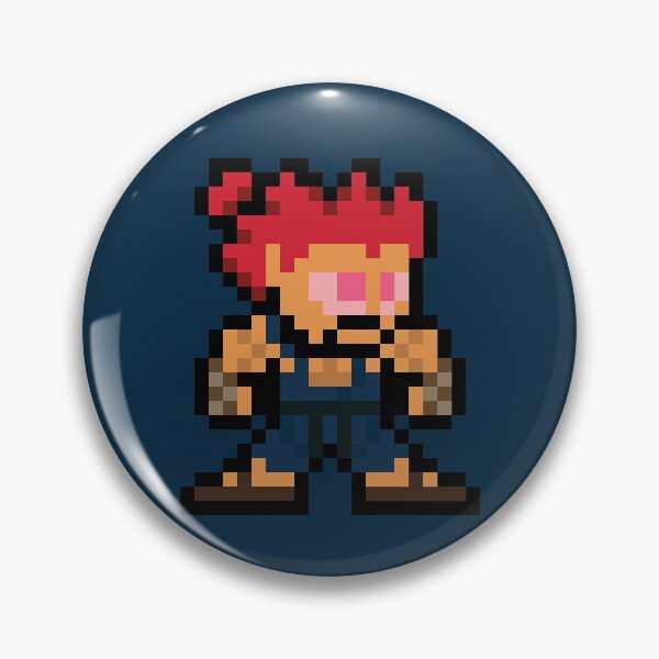 Item preview, Akuma / Gouki (Street Fighter) 8-bit Retro Pixel Art designed and sold by The Armorsmith.