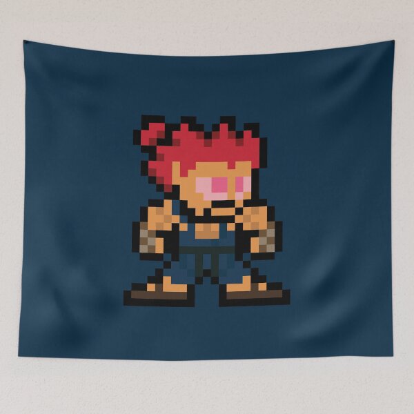 Item preview, Akuma / Gouki (Street Fighter) 8-bit Retro Pixel Art designed and sold by The Armorsmith.