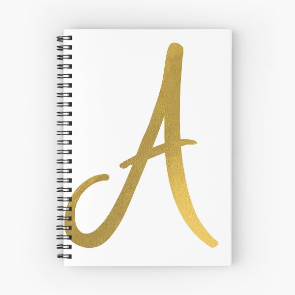 Artikelvorschau, Monogramm Buchstabe A Faux Gold entworfen und verkauft von tiptopstickers.