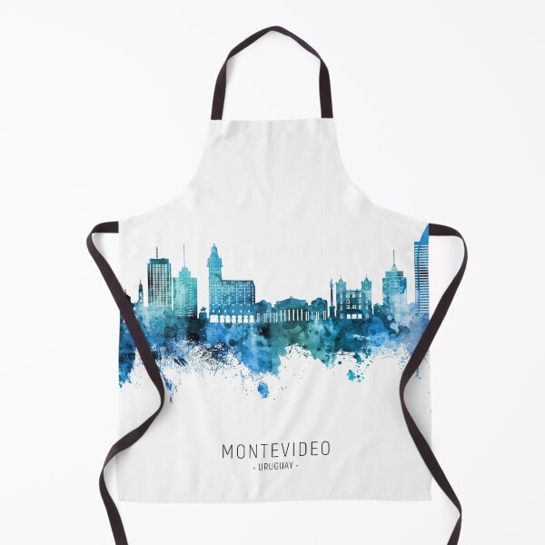Item preview, Montevideo Skyline Uruguay designed and sold by ArtPrints.
