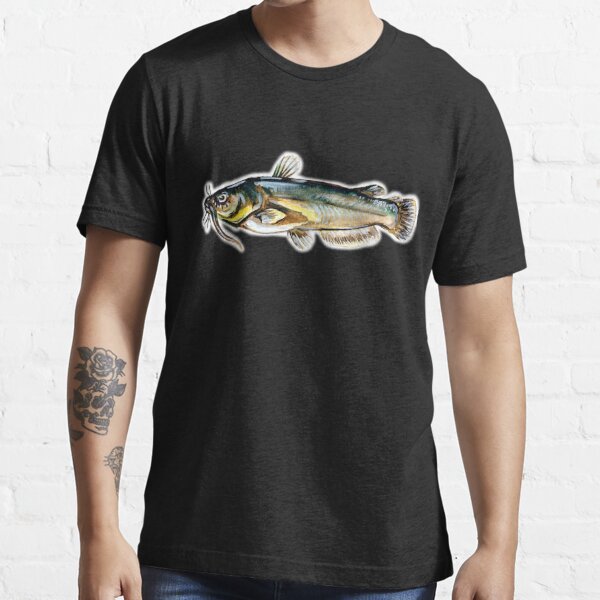 Redtail Catfish White Print 