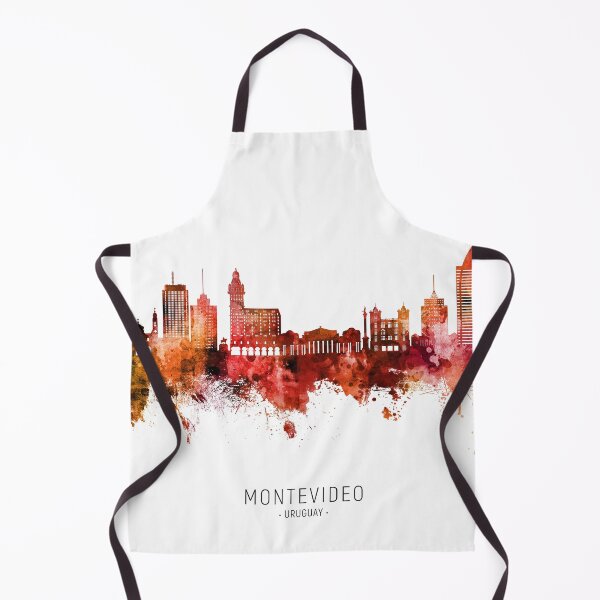 Item preview, Montevideo Skyline Uruguay designed and sold by ArtPrints.