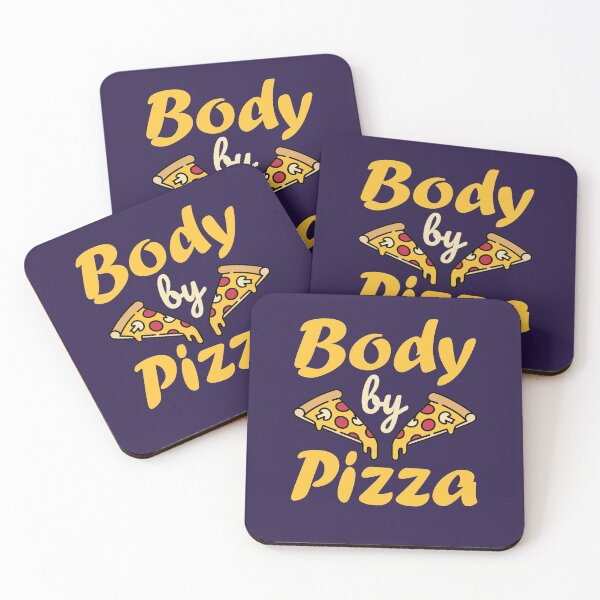 Item preview, Body by Pizza Funny Pepperoni Mushroom Pizza Slice designed and sold by jaygo.