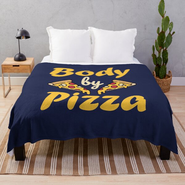 Item preview, Body by Pizza Funny Pepperoni Mushroom Pizza Slice designed and sold by jaygo.