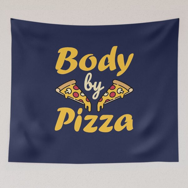 Item preview, Body by Pizza Funny Pepperoni Mushroom Pizza Slice designed and sold by jaygo.