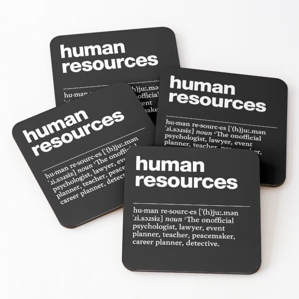 Item preview, "Human resources" funny job description, definition HR manager designed and sold by TrueType.