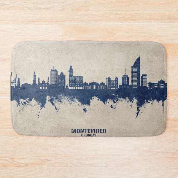 Item preview, Montevideo Skyline Uruguay designed and sold by ArtPrints.