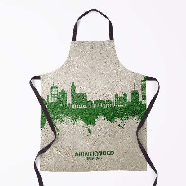 Item preview, Montevideo Skyline Uruguay designed and sold by ArtPrints.